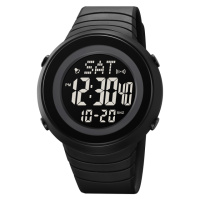 Чоловічий спортивний годинник Skmei 2152BKBK All Black з електронним циферблатом та підсвіткою