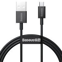 Кабель зарядки для телефону, планшета Baseus Superior Series Fast Charging MicroUSB Cable 2A (2m) (CAMYS-A) Чорний - купити в SmartEra.ua