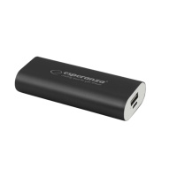 Батарея универсальная Esperanza 4400 mAh Black (EMP105K)