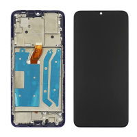 Дисплей для Huawei Honor X7 с чёрным тачскрином и корпусной рамкой