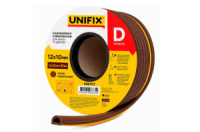 Ущільнювач гумовий Unifix D 12 x 10мм x 50м коричневий (699707)