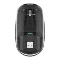 Беспроводная мышь Jedel WD131P transparent-black
