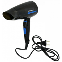 Фен дорожный Grunhelm GHD-532 1800 Вт черный с синим