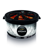 Ароматизатор Aroma Car Organic Green Tea Black гелевий 40g