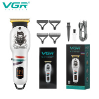 Тример VGR V-971 WHITE, Professional, 3 насадки
