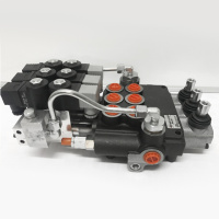 Гідророзподільник моноблочний 3P80 з електроклапанами 12В Badestnost