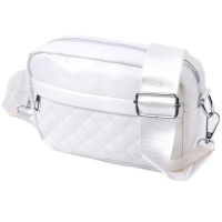 Элегантная женская сумка кросс-боди с монетницей из экокожи Vintage 22798 Белый