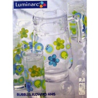 Набор для воды LUMINARC Bubble Flowers ANIS E 7 пр.