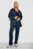 Спортивний костюм жіночий, колір темно-синій, 238R114