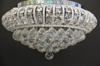 Хрустальная люстра SVLIGHT девятиламповая A9144/9 хром