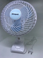 Вентилятор Wimpex WX707, 180 mm, 50 BT настольный на прищепке
