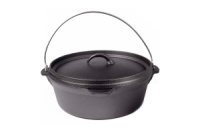 Казан чугунный Biol 290мм x 6л с литой крышкой (КС06)