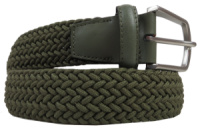 Жіночий текстильний ремінь Boccaccio оливковий