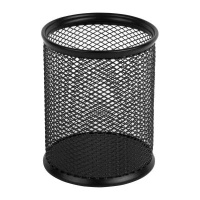 Подставка для ручек Axent round 80х80х100мм, wire mesh, black (2110-01-A)