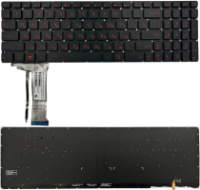 Клавіатура для ноутбука Asus N551VW N551JM N551JQ N551JW N551ZU N552VW N751JK N752VX ZX50JX ZX70VW Прямий Enter підсвітка Original