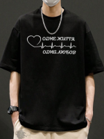 Футболка чорна з мерчем | 58-084