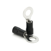 Клемма тип «О» RV3.5-6, 0.7 мм, провод 3.5-6.0, изолированная, максимальный ток 37А, под обжимку, латунь, 100шт в упаковке, цена за упаковку