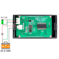 Цифровой вольтметр амперметр ваттметр DC 0-100В 10А 1000Вт Deek-robot