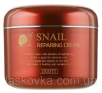 Равликовий крем Jigott Snail Reparing cream, 100 мл
