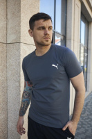 Футболка чоловіча Puma темно-сіра (9906967298)