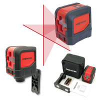Лазерный уровень, 2 линии, 1H/1V (красный луч) PROTESTER LL102R