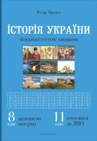 Історія України: візуальні тестові завдання. 8 клас. (Мандрівець)