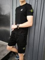 Чоловічий комплект Stone Island Футболка Шорти