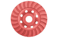 Диск алмазный для шлифовки бетона Intertool 125 мм турбоволна (CT-6225)