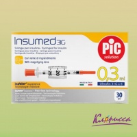 Шприц инсулиновый INSUMED U-100 0,3 ml 31G х 8 mm