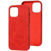 Шкіряний чохол для Apple iPhone 13 Croco Leather (Red) - купити в SmartEra.ua