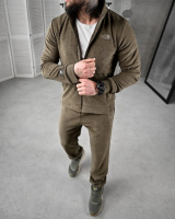 Чоловічий спортивний костюм THF хаки    ДЛ6262