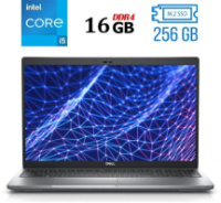 Ноутбук Б-класс Dell Latitude 5530 / 15.6« (1920x1080) IPS Touch / Intel Core i5-1235U (10 (12) ядер по 1.3 - 4.4 GHz) / 16 GB DDR4 / 256 GB SSD M.2