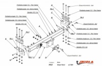 Тягово-сцепное устройство (фаркоп) Nissan Patrol (Y61) (1998-2010)