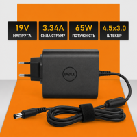 Блок живлення для ноутбука Dell 19V 3.34A 65W (4.5×3.0 мм)