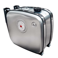 Гідробак бічний алюмінієвий 150 л 620х670х400 без кріплень