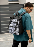 Чоловічий рюкзак Sambag RollTop One з принтом «Graphity»