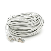 Патч-корд литой MERLION, FTP, RJ45, Cat.5e, 30m, серый, CCA, Q30