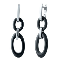 Серебряные серьги CatalogSilver с керамикой (1908624)