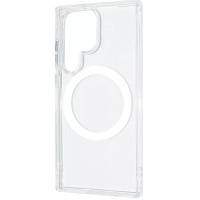 Чохол WAVE Clear Case (PC+TPU) with Magnetic Ring для Samsung S25 Ultra S938 Прозорий