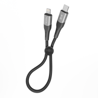 Кабель USB Ridea RC-US42 UltraStrong Type-C to Lightning 30W 0.25m