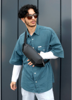 Сумка на пояс бананка Sambag Holster MSH чорна з перфорацією