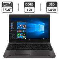 Ноутбук Б-класс HP ProBook 6560b / 15.6« (1366x768) TN / Intel Core i5-2520M (2 (4) ядра по 2.5 - 3.2 GHz) / 8 GB DDR3 / 128 GB SSD / Intel HD...