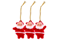 Игрушка елочная «Санта Клаус» красный 45мм (6шт) (89998)