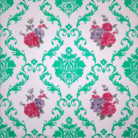 Самоклеющаяся декоративная 3D панель вензель зеленый 700x700x5мм (404) SW-00000735