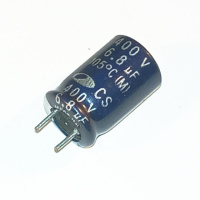 6,8mkF-400V 105C 8x12 CS Samwha 4mm pin, 6.8uf400v, 400v6.8uf