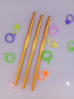 Крючок для вязания металлический. #6