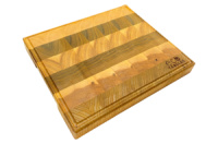 Доска разделочная Eco Tabulas 350 x 300 x 30мм шахматка Lux (ас12)