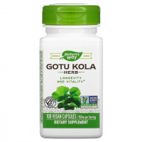 Готу Кола, 950 мг, Gotu Kola, Nature's Way, 100 вегетарианских капсул