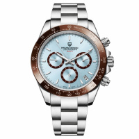 Чоловічий годинник Pagani Design PD-1644 Silver-Blue з сапфіровим склом та механізмом SEIKO VK63