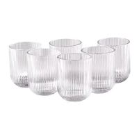 Набо стаканов 6 шт стеклянные стаканы 250 (мл) для сока, лимонада, коктейлей стаканы для напитков HP7112RB